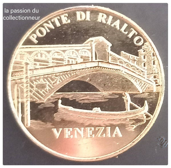 Médaille souvenir d'Italie Venise le pont rialot art et culture