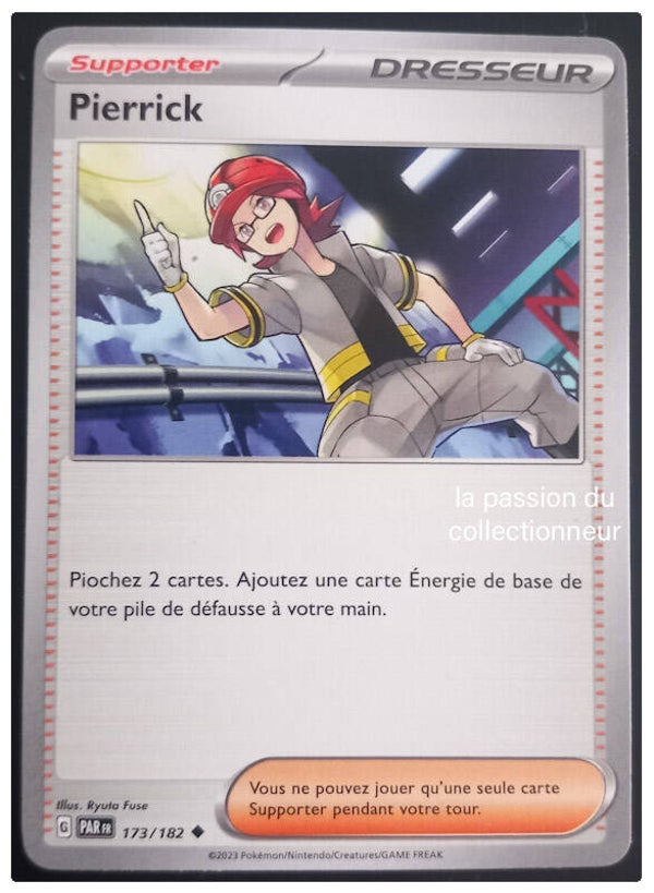 Carte pokemon peu commune classique de Pierrick