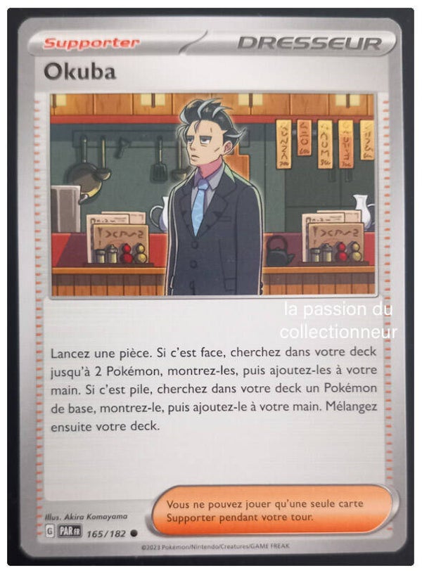 Carte pokemon commune classique de Okuba