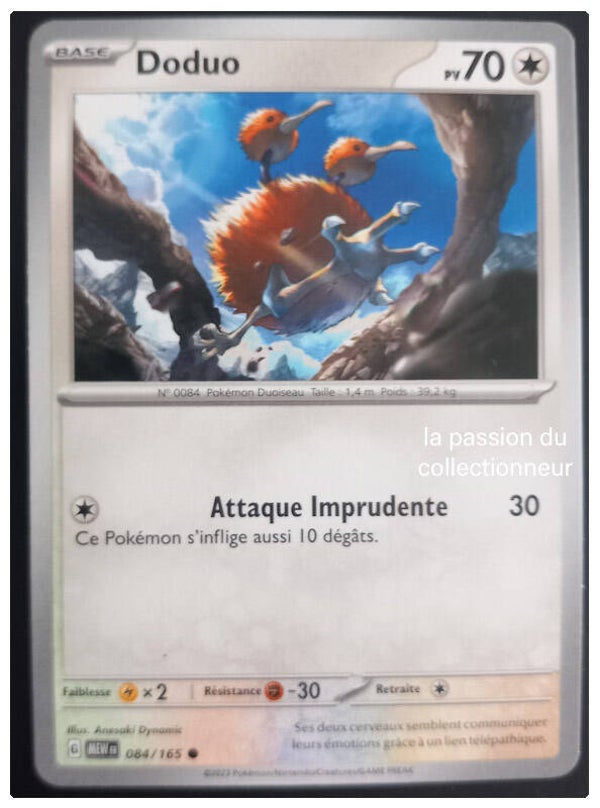 Carte pokemon commune classique de Doduo