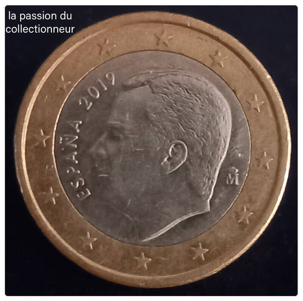 1 euro d'Espagne année 2019