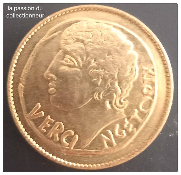 Médaille souvenir de Sainte reine museoparc alesia Versingetorix