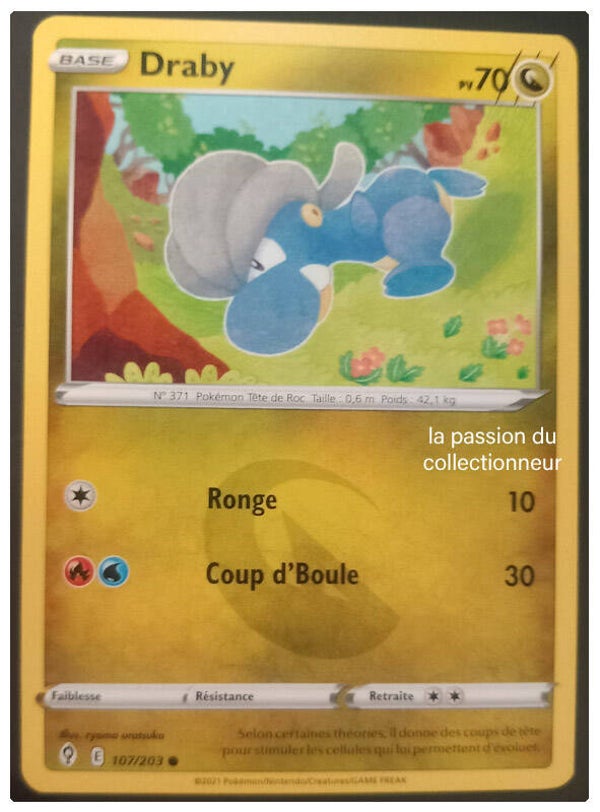 Carte pokemon commune classique de Draby