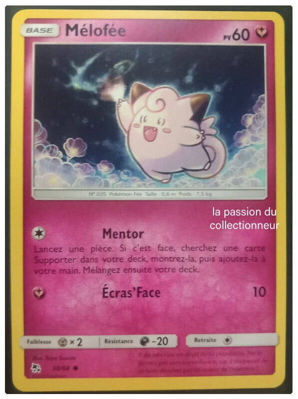 Carte pokemon commune classique de Mélofée