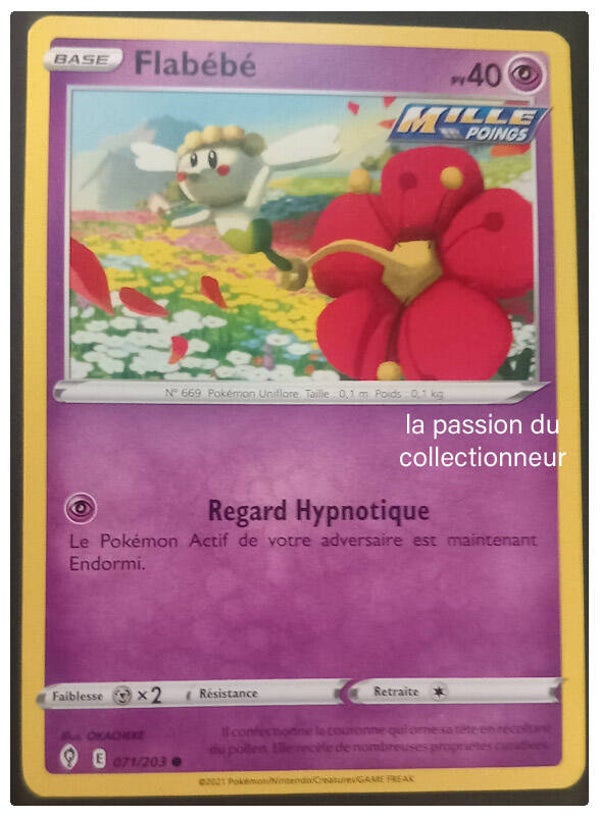 Carte pokemon commune classique de Flabébé