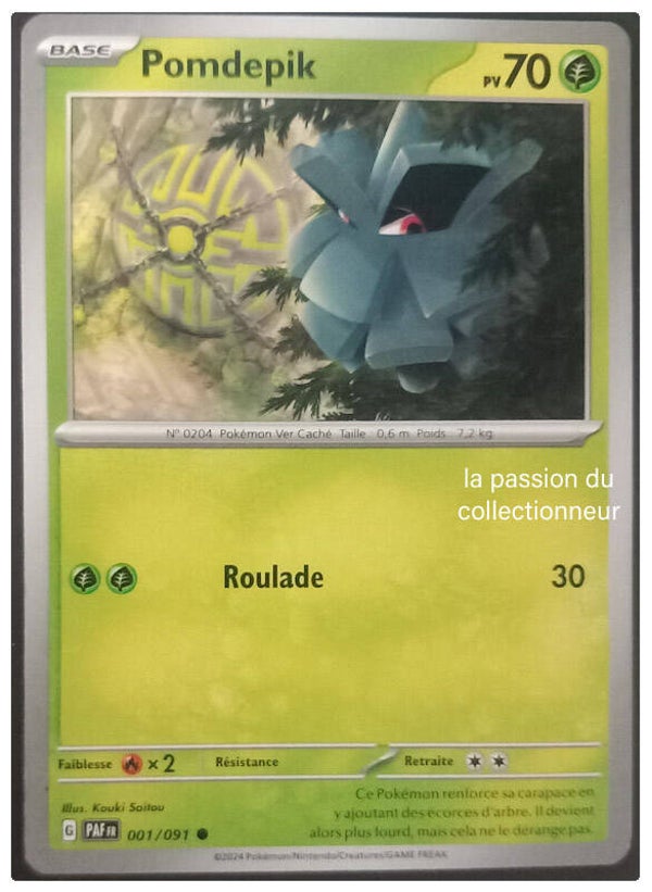 Carte pokemon commune classique de Pomdepik