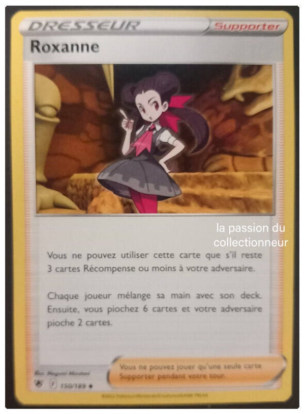 Carte pokemon peu commune classique de Roxanne