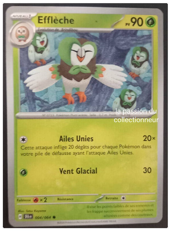 Carte pokemon commune classique de Effléche