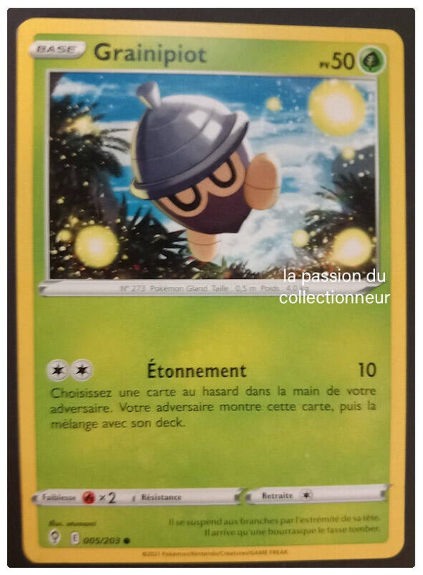 Carte pokemon commune classique de Grainipiot 005/203