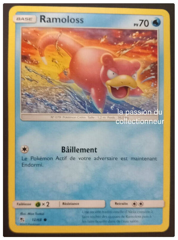 Carte pokemon commune classique de Ramoloss 12/68