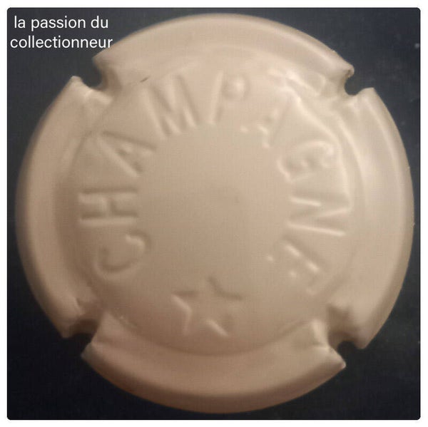 Capsule de champagne générique grande étoile