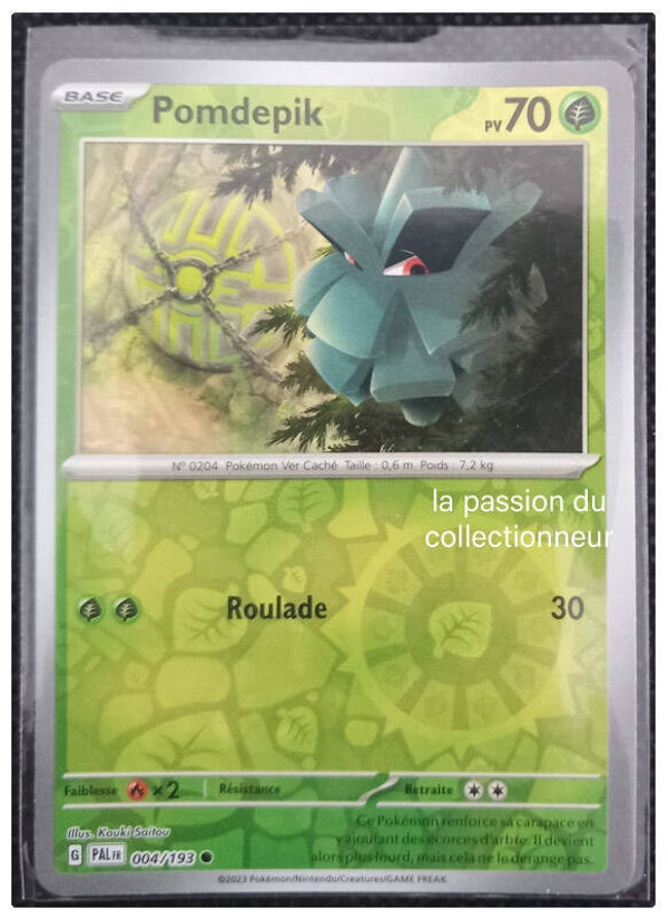 Carte pokémon holographiques et reverses de Pomdepik 004/193
