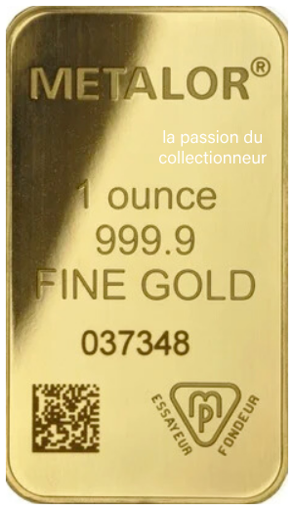 Lingot de 1 once or
