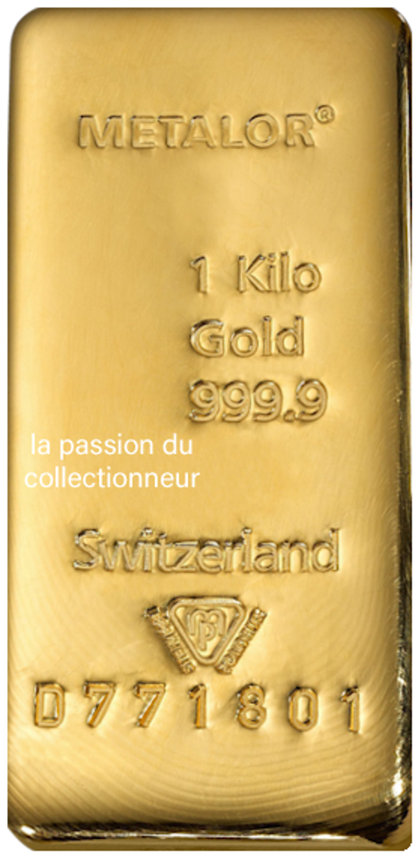 Lingot de 1 kg or