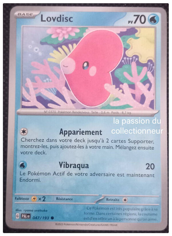 Carte pokémon commune classique de Lovdisc 047/193