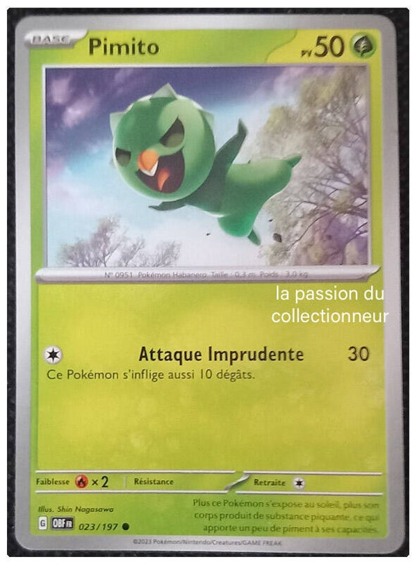 Carte pokémon commune classique de Pimito 023/197