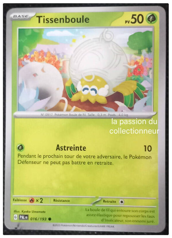 Carte pokémon commune classique de Tissenboule 016/193