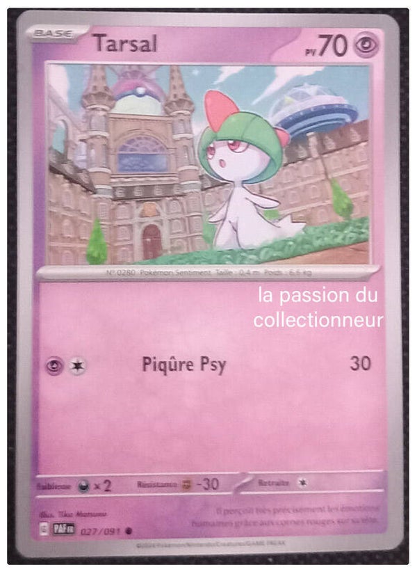 Carte pokémon commune classique de Tarsal 027/091