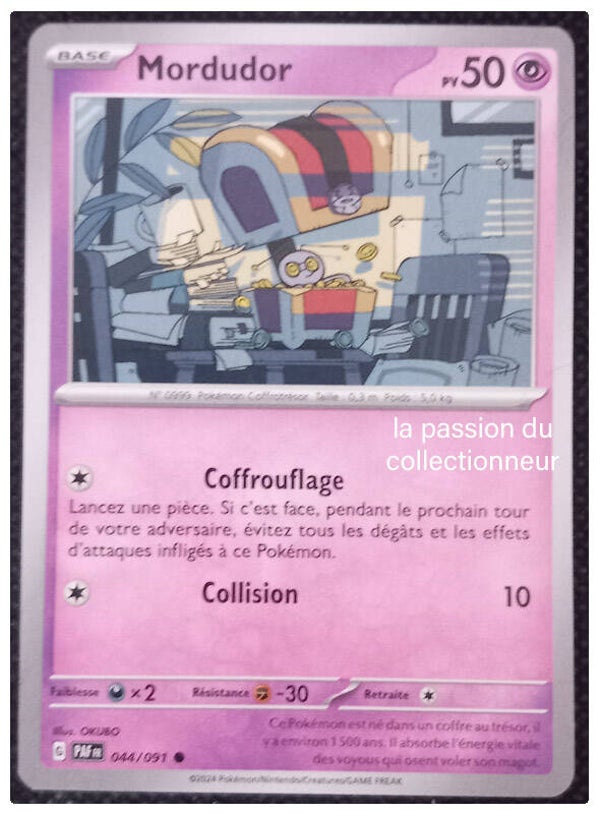 Carte pokémon commune classique de Mordudor 044/091