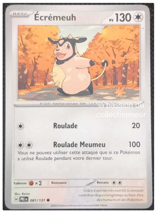 Carte pokémon commune classique de Écrémeuh 081/131