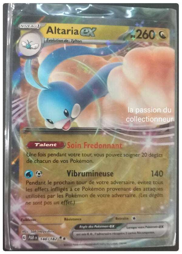 Carte pokémon double rare de Altaria 140/182