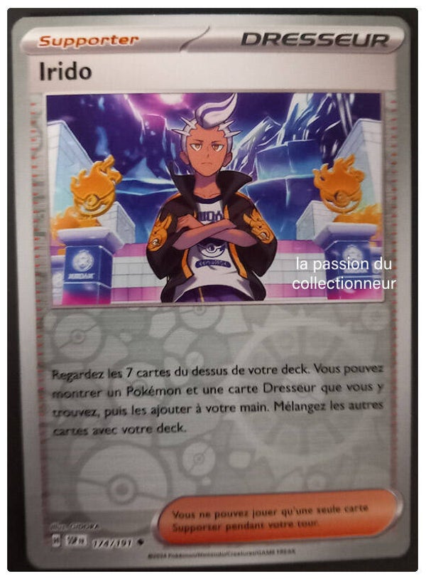 Carte pokémon reverses de Irido 174/191