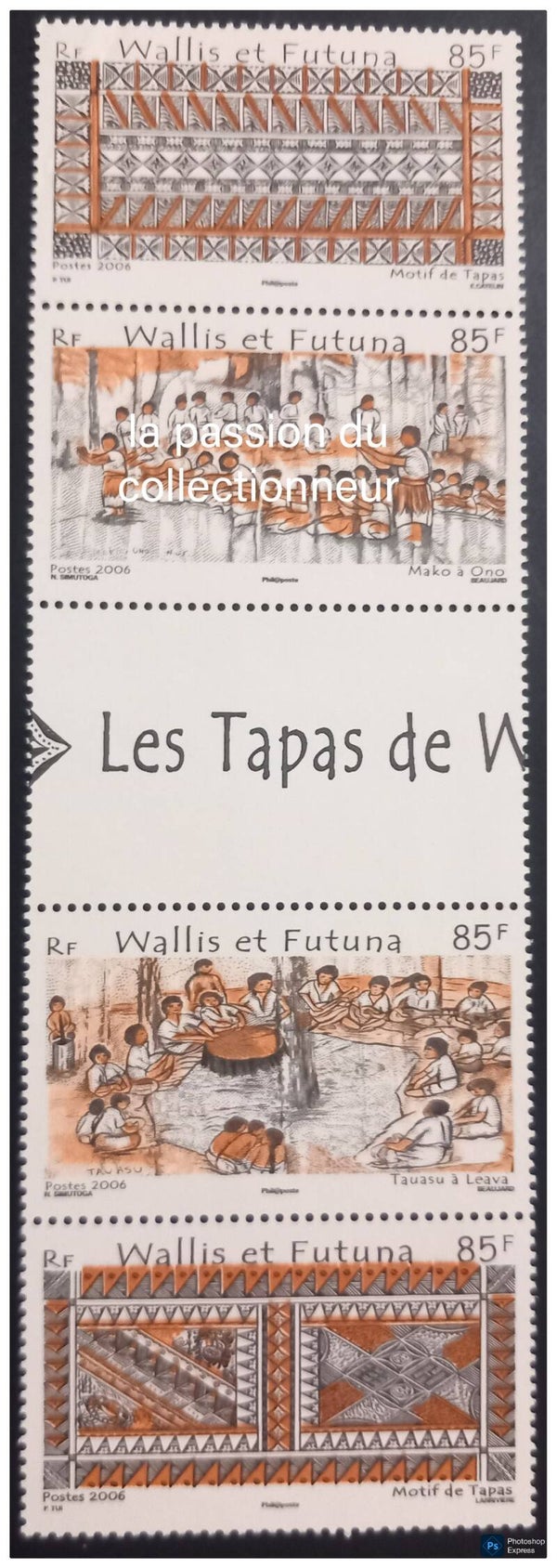 Timbre de Wallis et Futuna neuf numéro 668A ●