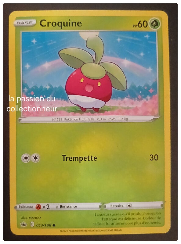 Carte pokémon Croquine 013/198