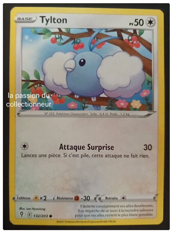 Carte pokémon de Tylton 132/203