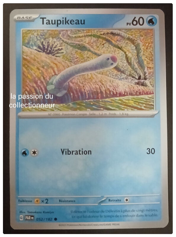 Carte pokémon de Taupikeau 052/182