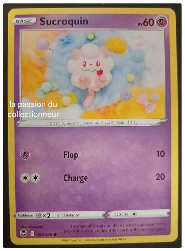 Carte pokémon de Sucroquin 083/195