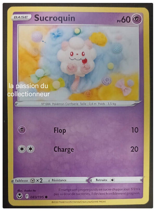 Carte pokémon de Sucroquin 083/195