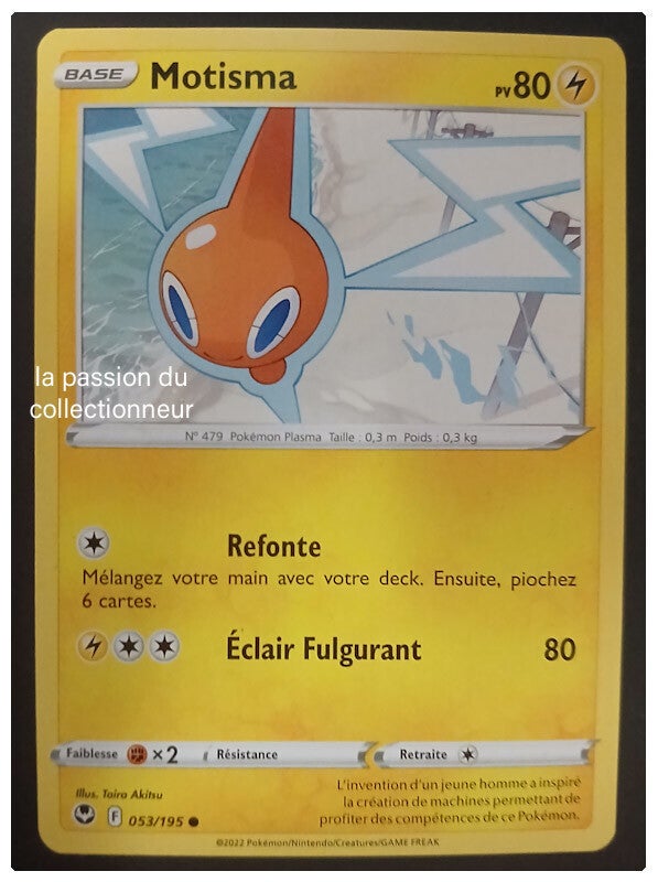 Carte pokémon de Motisma 053/195