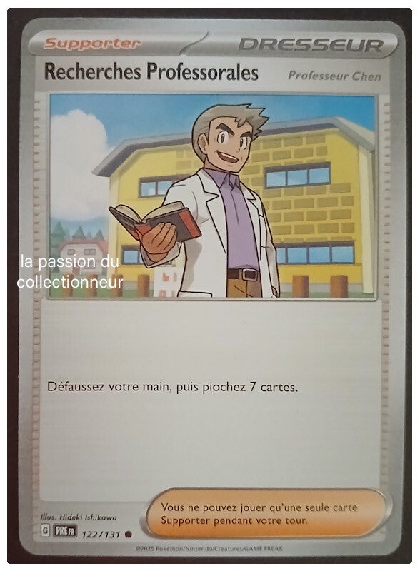 Carte pokémon de la Recherches Professorales 122/131