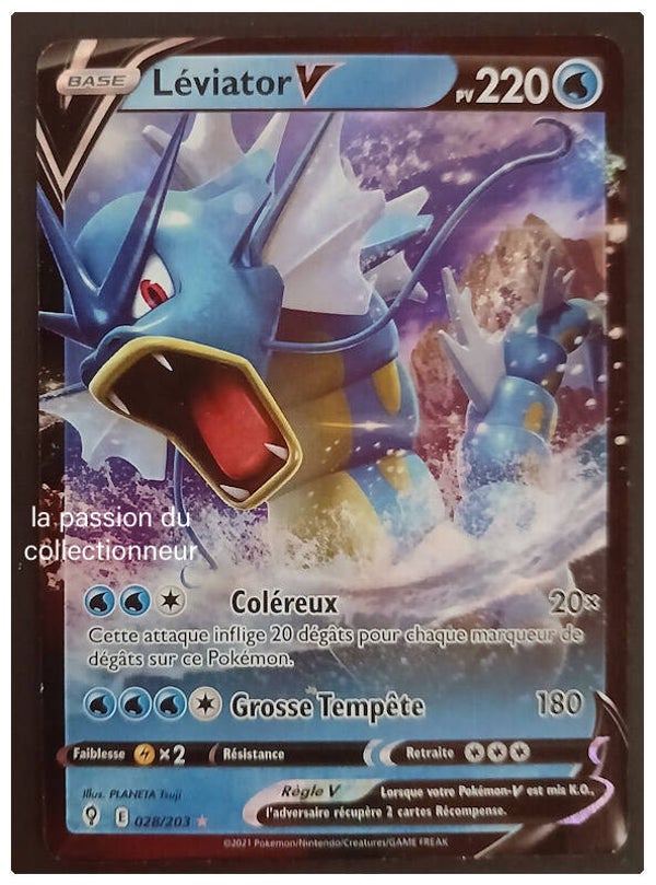 Carte pokémon de Léviator 028/203