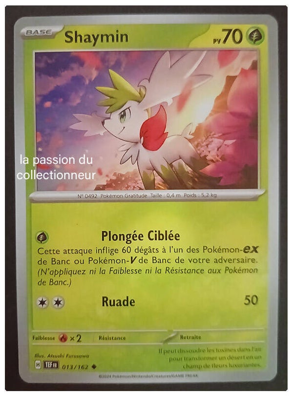 Carte pokémon de Shaymin 013/162