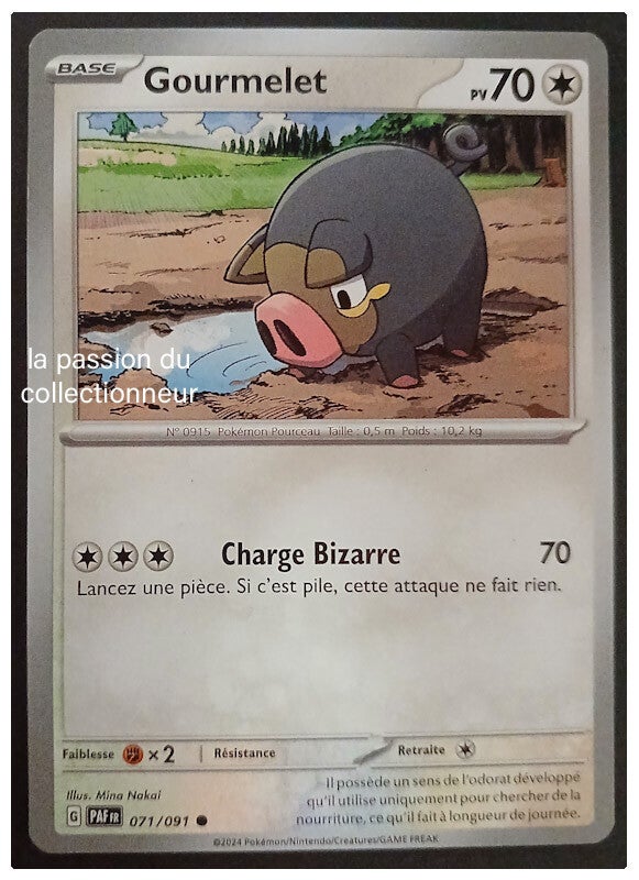 Carte pokémon de Gourmelet 071/091