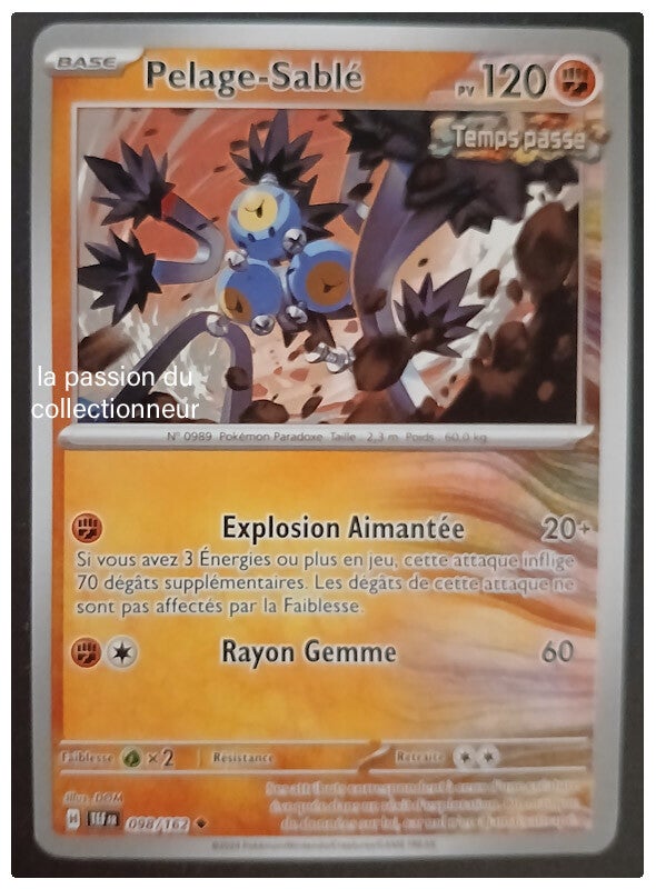 Carte pokémon du Pelage-Sablé 098/162