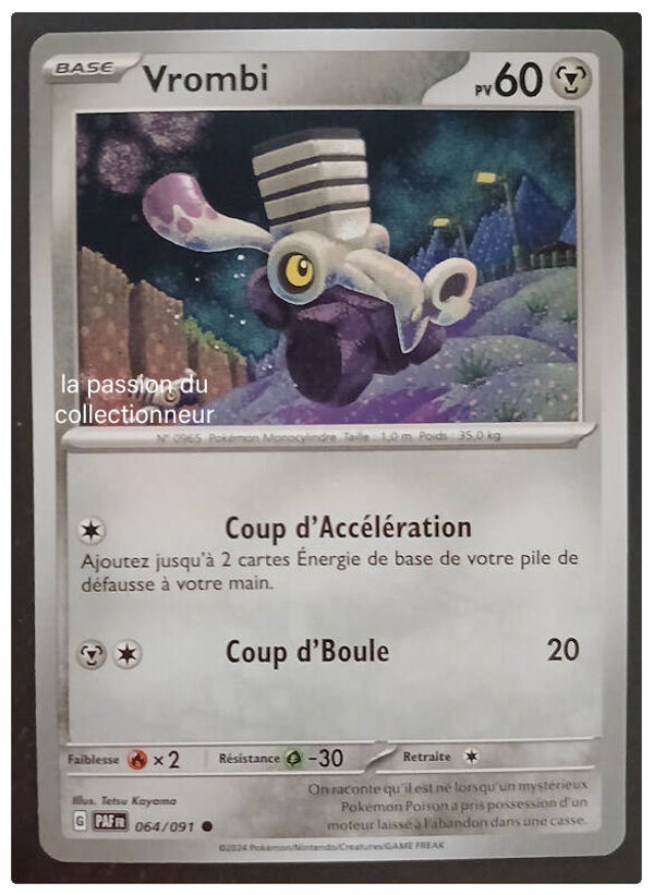 Carte pokémon de Vrombi 064/091