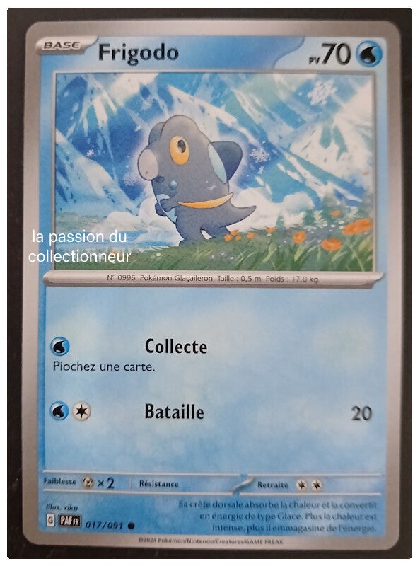 Carte pokémon de Frigodo 017/091