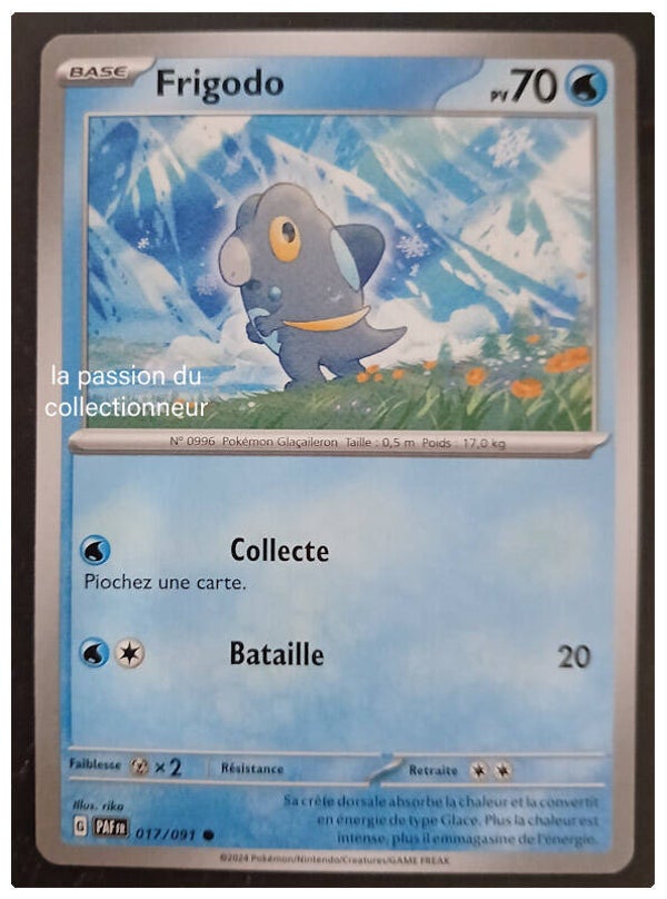 Carte pokémon de Frigodo 017/091