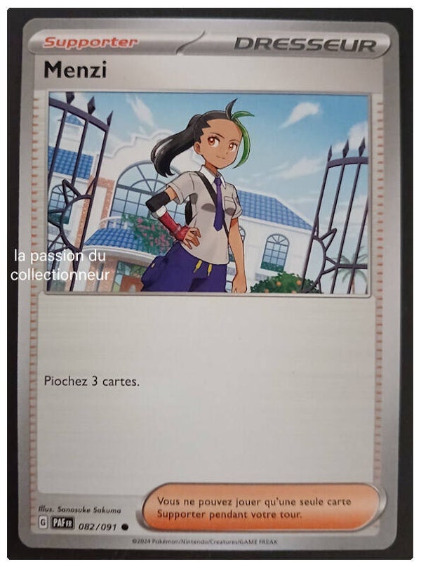 Carte pokémon de Menzi 082/091