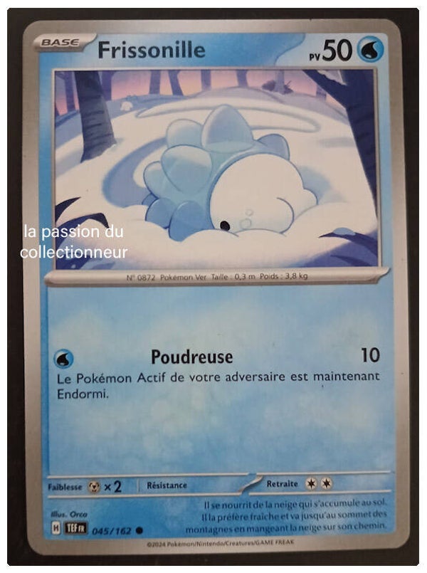 Carte pokémon de Frissonille 045/162