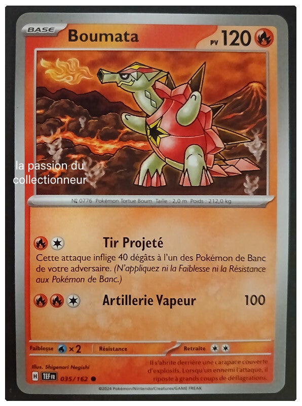Carte pokémon de Boumata 035/162