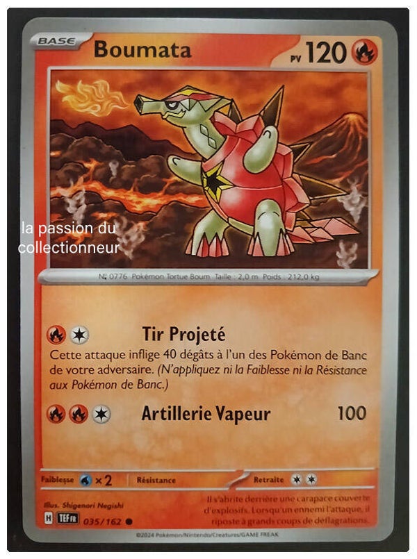 Carte pokémon de Boumata 035/162