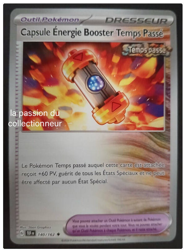 Carte pokémon de la Capsule Énergie Booster Temps Passé 140/162