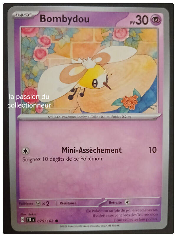 Carte pokémon de Bombydou 075/162