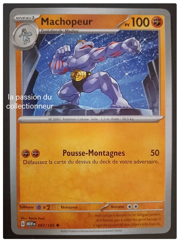 Carte pokémon de Machopeur 067/165