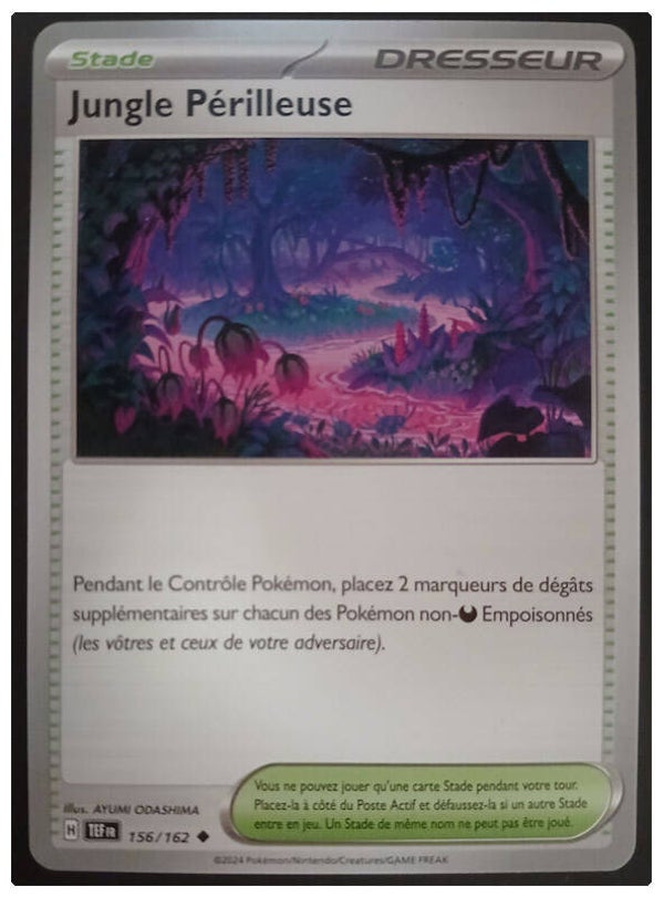 Carte pokémon de la Jungle Périlleuse 156/162
