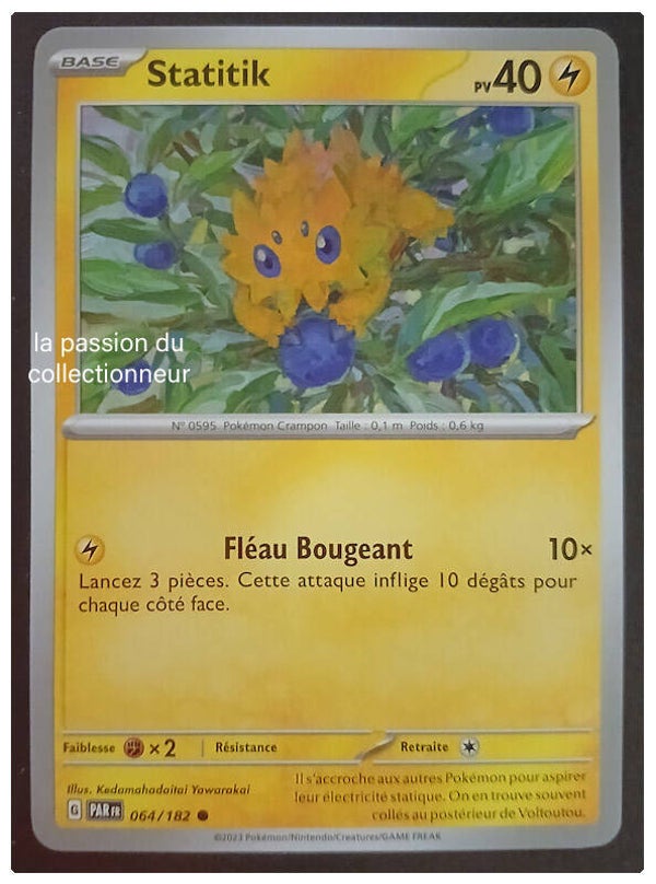 Carte pokémon de Statitik 064/182